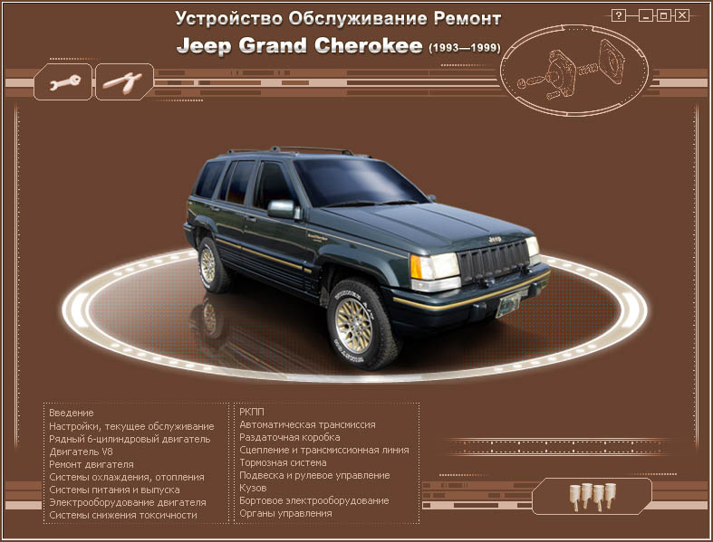 Jeep Grand Cherokee, 1998-2002, 5.9L Eng w Auto/Man Trans .