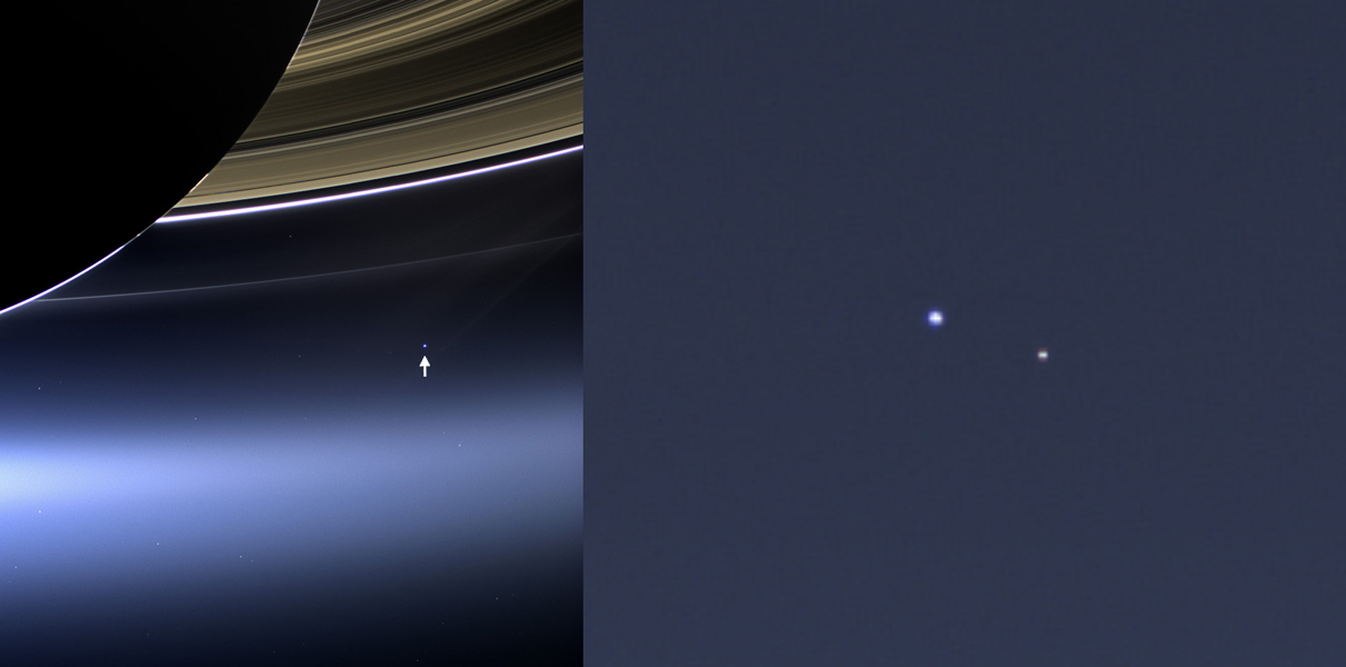 Saturno desde la tierra