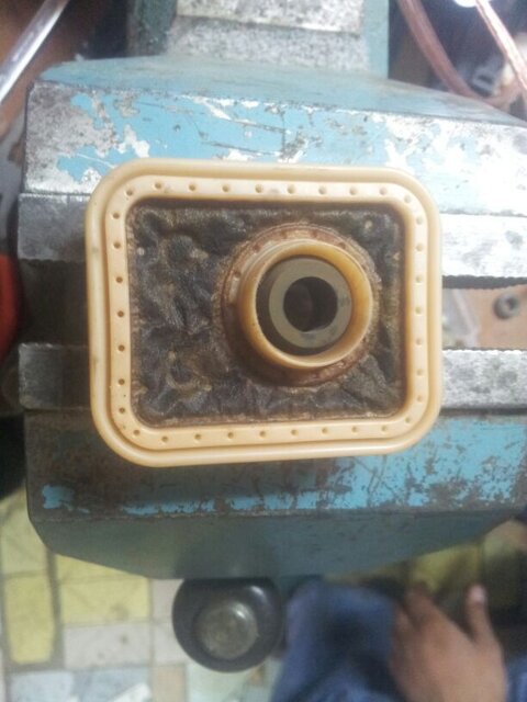 В таком виде находился топливный фильтр в баке так называяемая сеточка малая