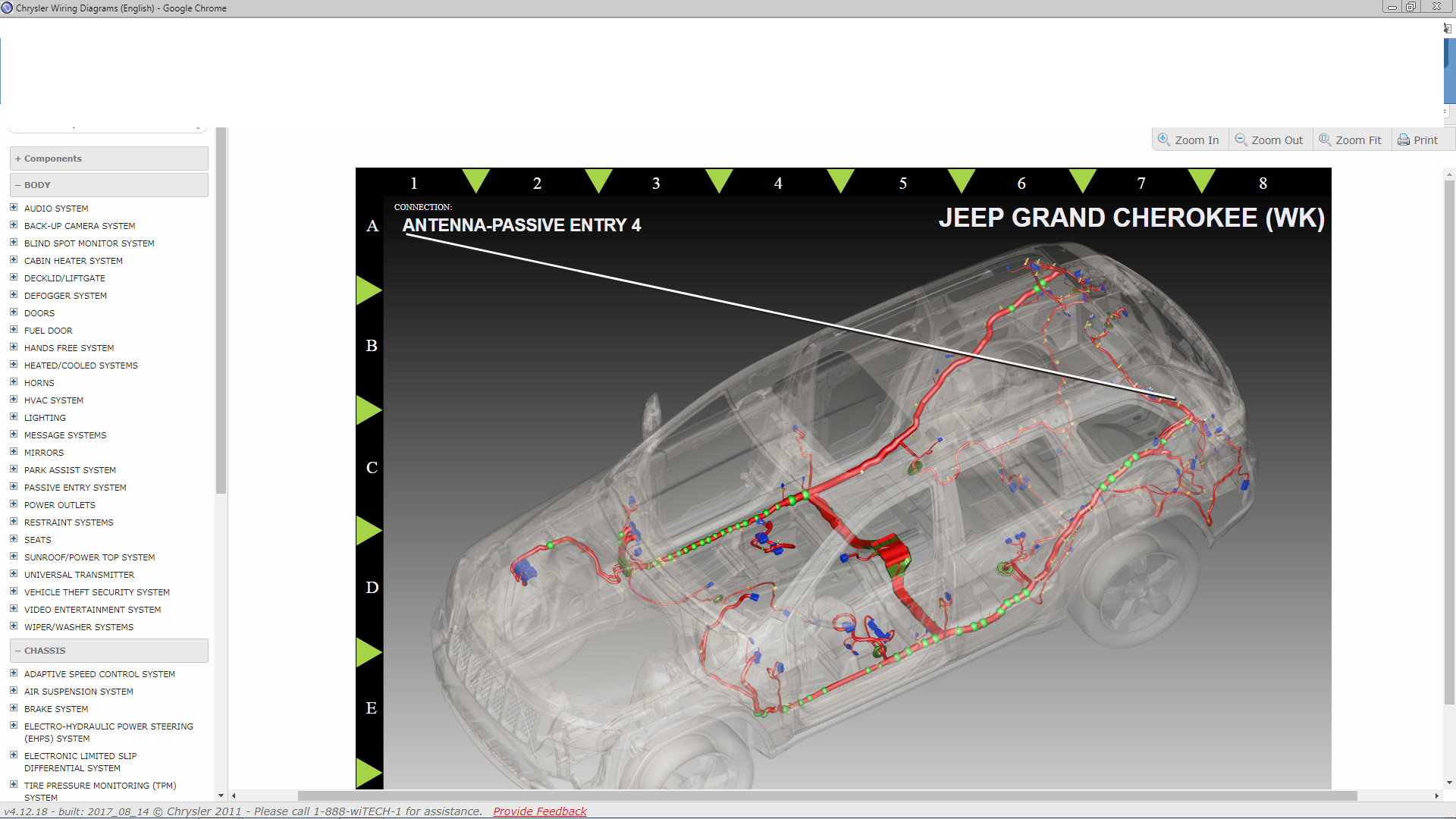 Ошибка B1A72-01 - Антенна пассивного входа 2 - Технический форум WK2 -  JEEP4X4CLUB